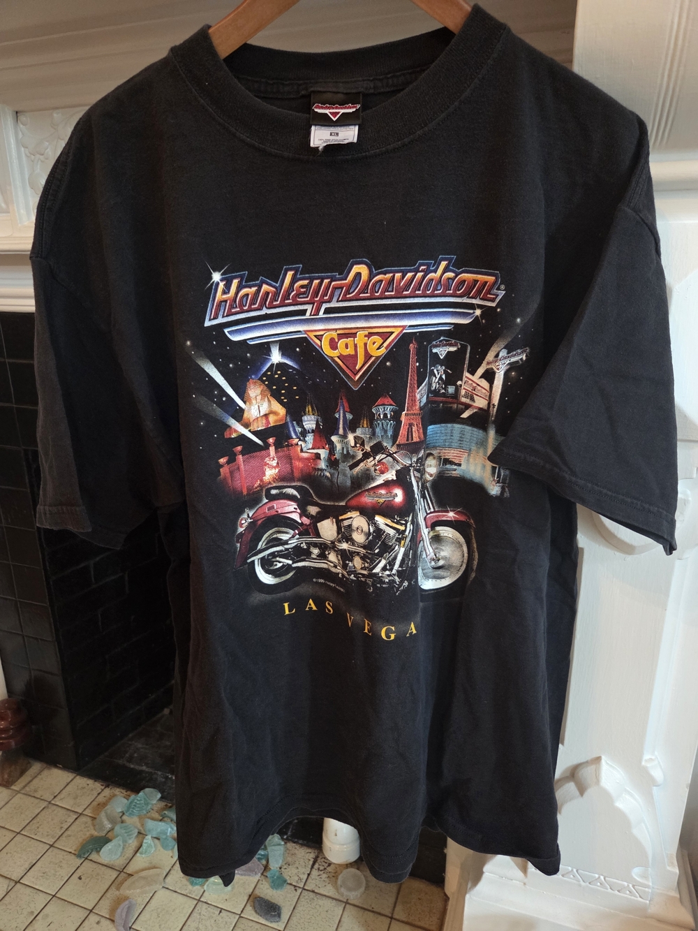 VTG Harley-Davidson 1999 Cafe Las Vegas Strip t-shirt - XL